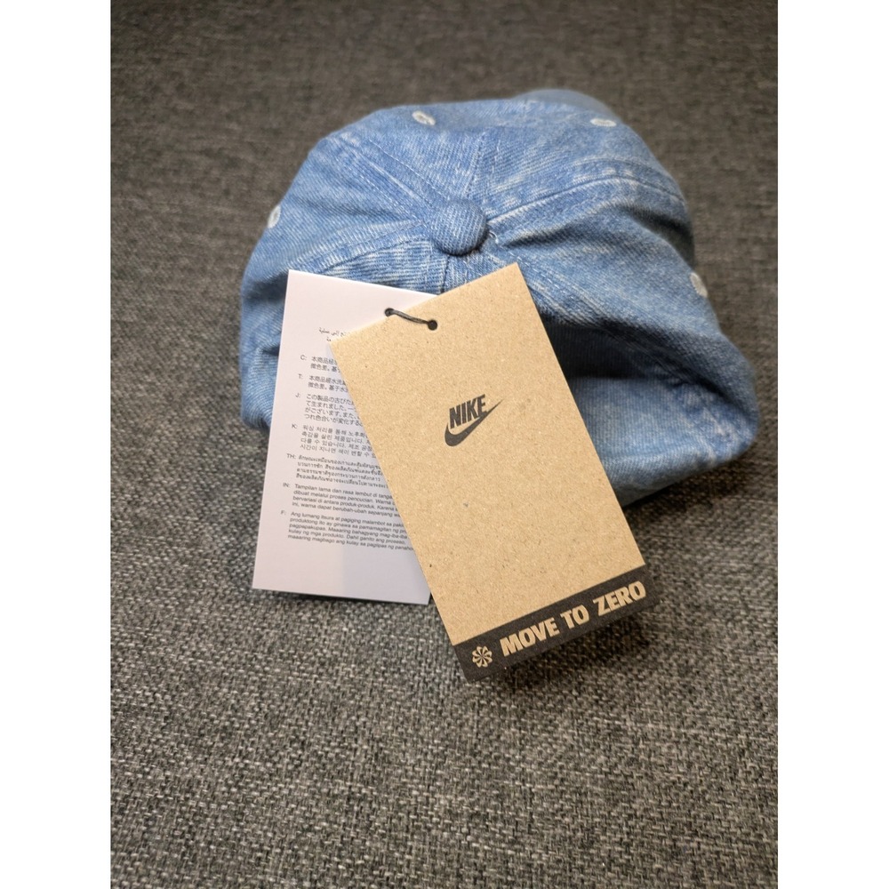 Nike Denim Styler Hat Club Cap HF0383-429 Blue Unisex Adult Size S/M Adjustable - Picture 5 of 9